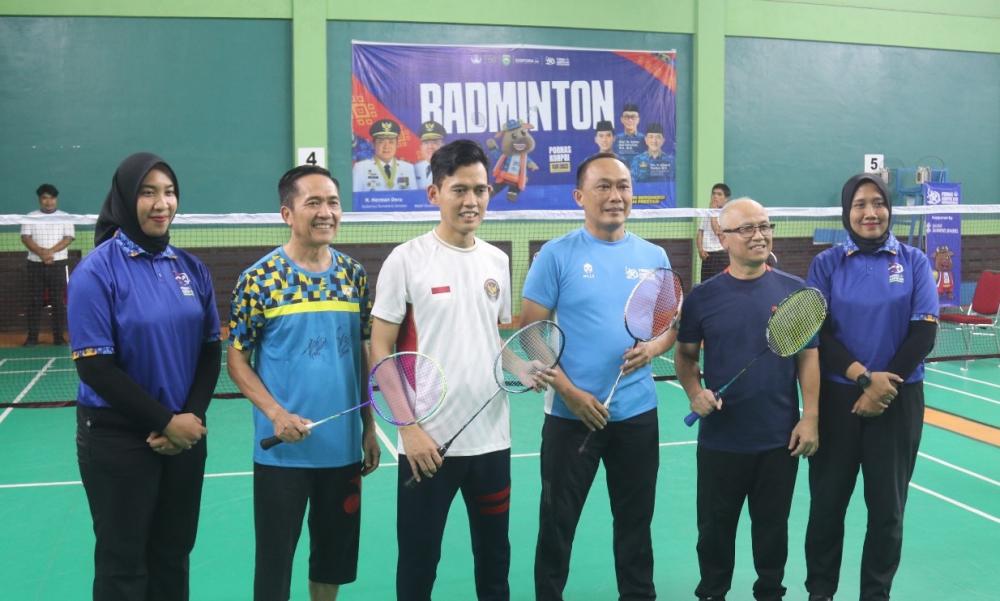 Silaturahmi Agenda Korpri, Kepala BKN Puji Permainan Bulu Tangkis Walikota Palembang