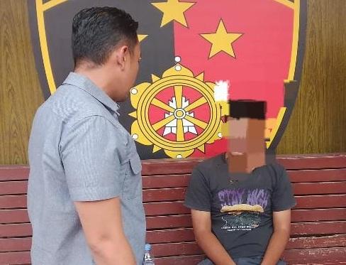 Tersangka Pemalakan di Simpang Muara Meranjat Ditangkap, Kapolsek Indralaya: Sering Menakut-nakuti Korban