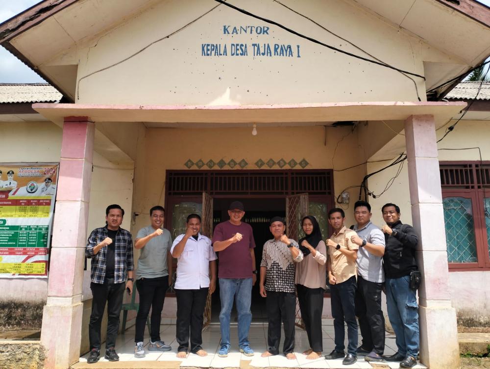 Tingkatkan Kewaspadaan, Sat Intelkam Polres Banyuasin Lakukan Monitoring di Desa Taja Raya