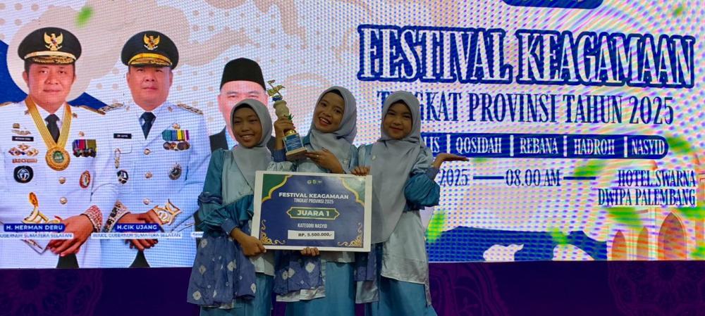 Trio Xinaran Juara 1 Lomba Nasyid Tingkat Provinsi Sumsel 2025: Harumkan Nama Kota Palembang di Ajang Festival Keagamaan