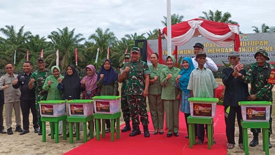Tutup Rangkaian TMMD di Muara Enim, Jenderal Maruli: Akselerasi Program Pembangunan Nasional di Wilayah Terpencil
