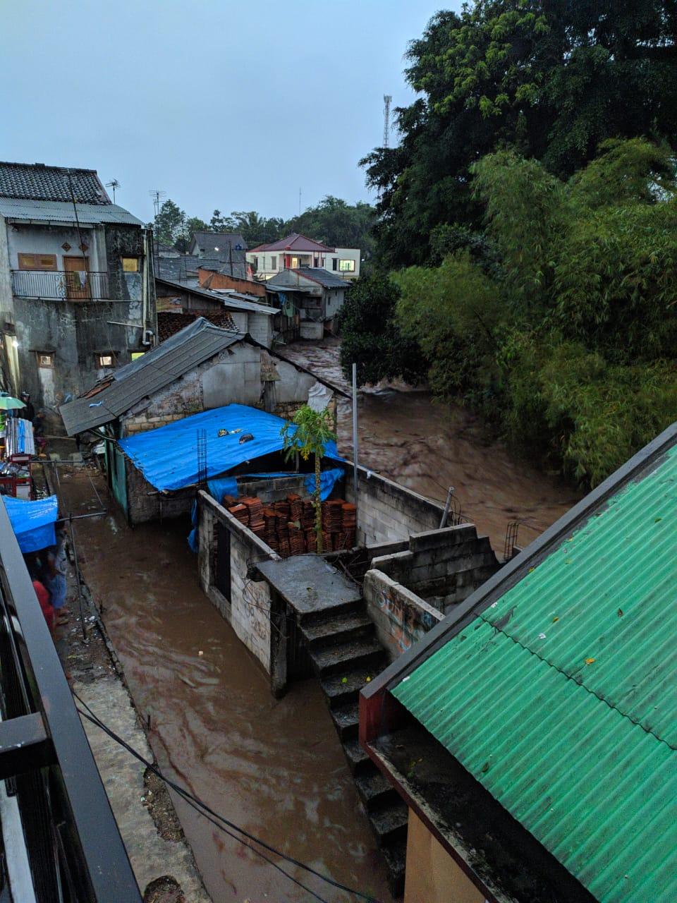 Update, Dua belas Rumah Hanyut Saat Banjir Bandang di Kecamatan Cicurug