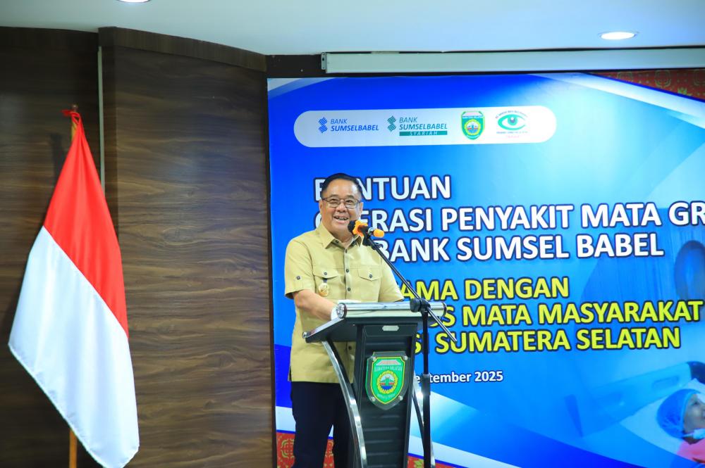Wagub Cik Ujang Ajak Perusahaan Perkuat CSR Kesehatan, Bank Sumsel Babel Jadi Contoh Nyata
