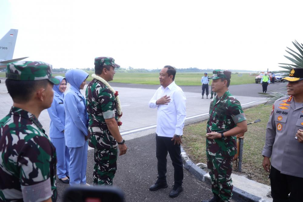 Wagub Cik Ujang Sambut Kunjungan Dewan Pertahanan Nasional, Bahas Sosialisasi Kebijakan Pertahanan Negara