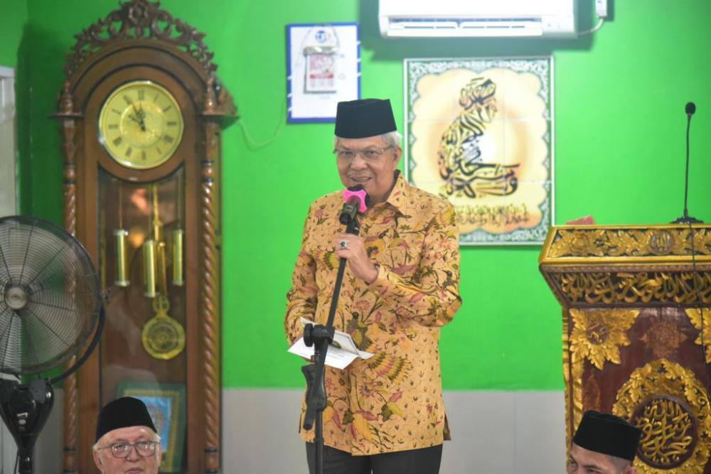 Wagub Mawardi Yahya Maulid Nabi Bersama Jemaah Masjid Baitul Muttaqin Talang Kelapa