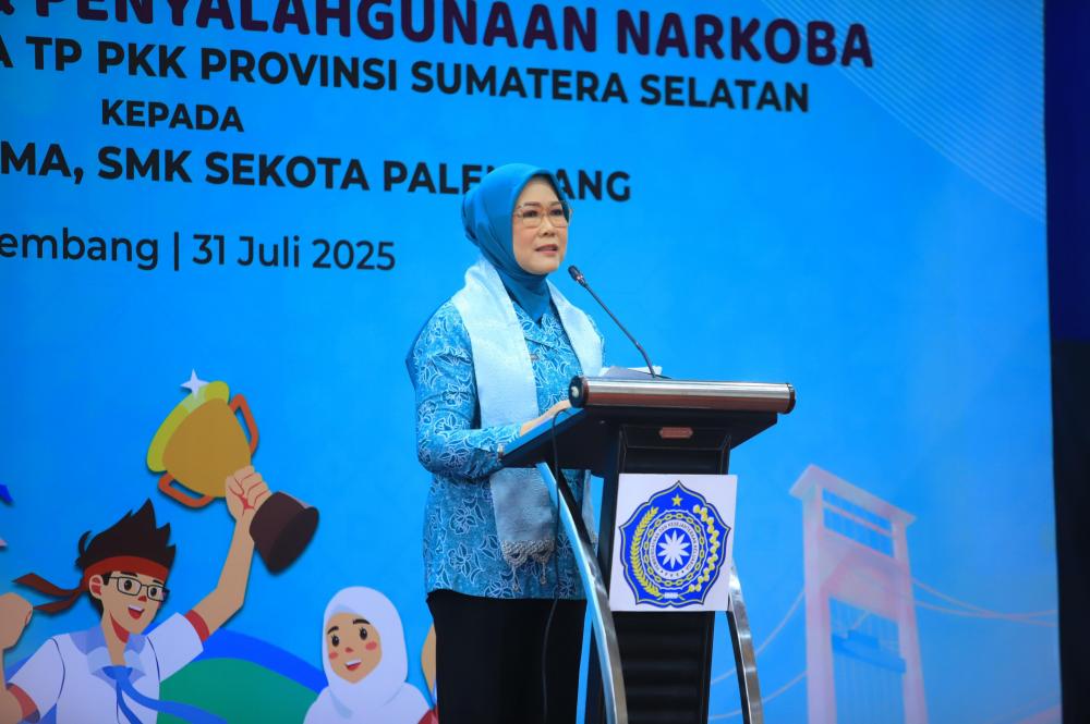 Wujudkan Generasi Emas 2045,TP PKK Sumsel Sosialisasikan Bahaya Pinjaman Online, Narkoba, dan Judi Digital
