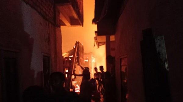 Api Membara di Lorong Manggar Boom Baru Palembang