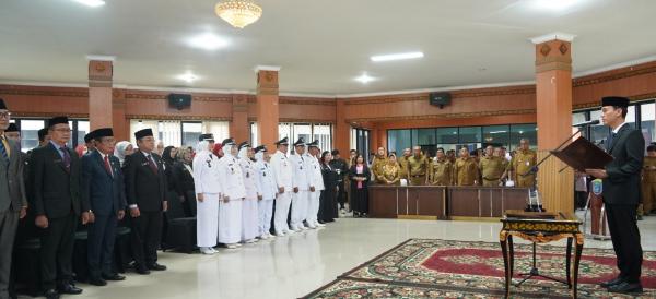 Bupati OKI Muchendi Lantik 115 Pejabat, Tegaskan Penataan Organisasi Berbasis Merit dan Kinerja