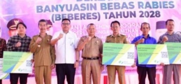 Deklarasi Bebas Rabies Tahun 2028, Pemkab Banyuasin Gencarkan Vaksinasi Hewan Peliharaan