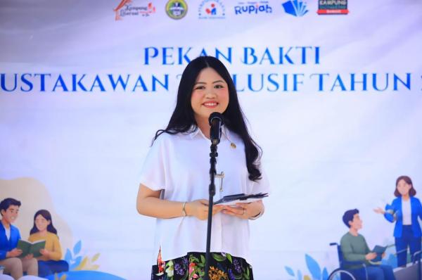 Dorong Literasi Inklusif Sejak Dini, Senator dr Ratu Tenny Leriva Tekankan Pentingnya Literasi sebagai Investasi Masa Depan