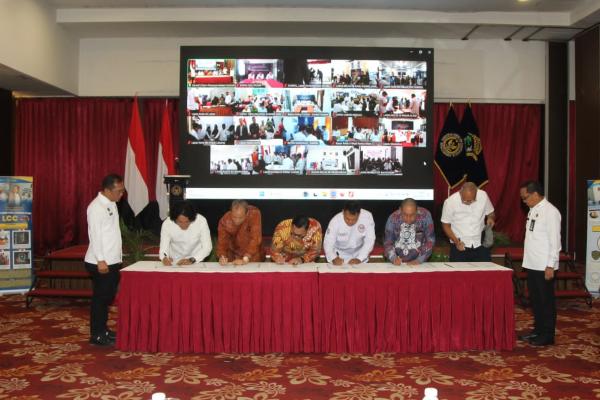 Dukung Penguatan Layanan Hukum, Lapas Palembang Hadiri Penandatanganan MoU dan PKS Program Legal Clinic Collaboration