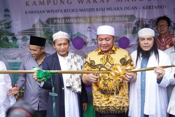 Gubernur Herman Deru Dorong Kampung Wakaf Marogan Jadi Destinasi Wisata Religi dan Penggerak Ekonomi Umat