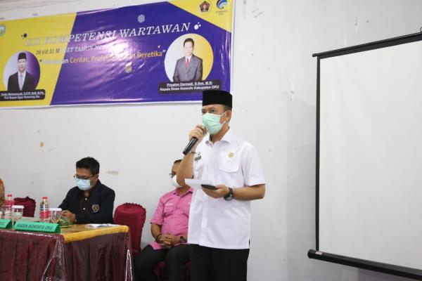 Hadiri Uji Kompetensi Wartawan, Plh Bupati OKU: Pers Sangat Dibutuhkan Masyarakat