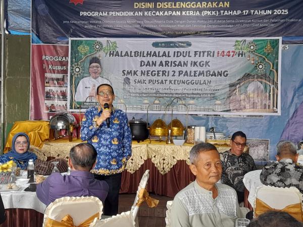 Halal bi Halal dan Arisan Keluarga Besar SMK N 2 Palembang Tahun 2026