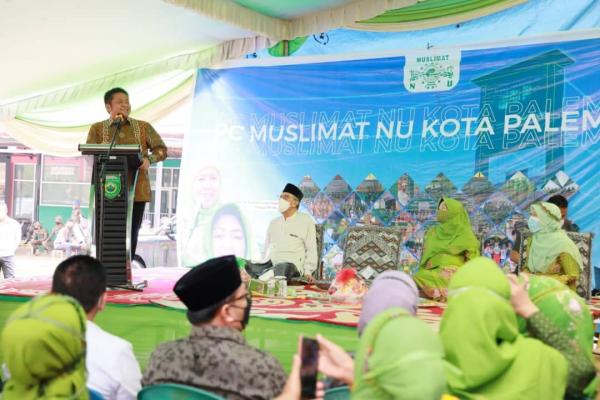 Herman Deru Resmikan Gedung Kantor PC Muslimat NU Pelembang