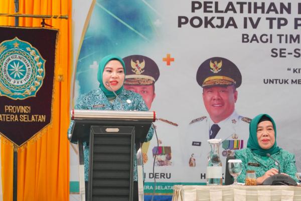 Lidyawati Cik Ujang Dorong Kader PKK se-Sumsel Wujudkan Keluarga Sehat dan Tangguh