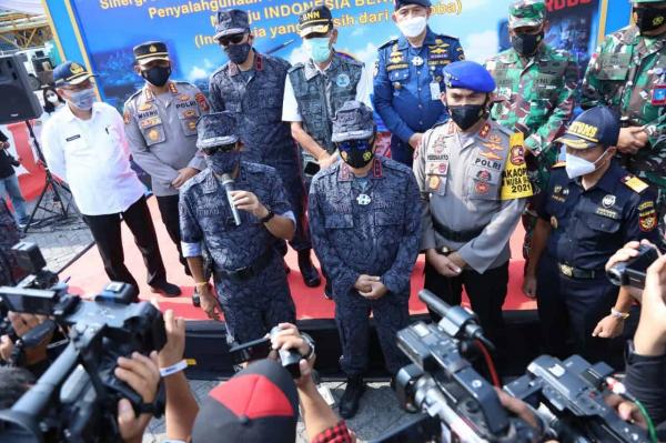 Operasi Laut Interdiksi Terpadu Gagalkan Penyelundupan 122 Kg Sabu