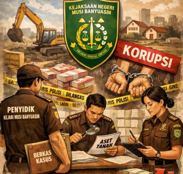 Penyidik Kejari Musi Banyuasin Naikkan Status Kasus Dugaan Korupsi Aset Tanah ke Penyidikan, Potensi Kerugian Negara Miliaran Rupiah