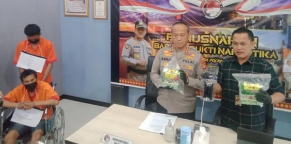 Sabu 2kg Gagal Edar, 2 Tersangka Diamankan Polisi