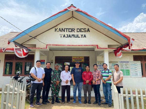 Satintelkam Polres Banyuasin Lakukan Monitoring di Desa Taja Mulya