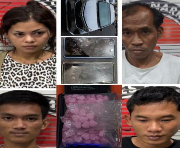 Satresnarkoba Polres Lubuklinggau Ungkap Jaringan Narkoba Lintas Kabupaten/Kota, Amankan 4 Tersangka dan Sita 108 Butir Ekstasi