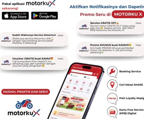 Servis Motor Honda Kini Lebih Praktis, Astra Motor Sumsel Ajak Konsumen Manfaatkan Aplikasi MotorKu X