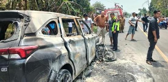 Tabrakan Beruntun Tiga Mobil di Muara Enim, Diduga Akibat Human Error, Seluruh Penumpang Selamat