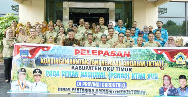 Tantangan Pertanian Kian Kompleks, Kontingen KTNA OKU Timur Siap Bawa Pulang Inovasi dan Pengetahuan dari PENAS KTNA XVII di Gorontalo