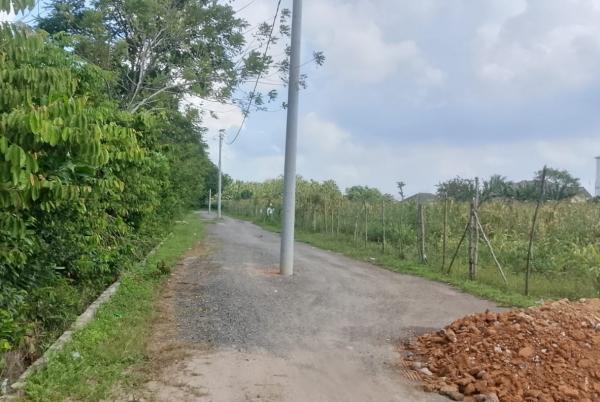 Tiang Listrik Ditanam Tepat di Tengah Jalan di Ogan Ilir, Pihak PLN Bilang Begini