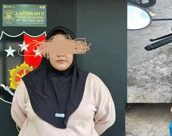 Waduh! Mahasiswi Nekat Curi Uang Teman Sendiri di Bagasi Motor, Kini Meringkuk di Tahanan Polres Lubuklinggau