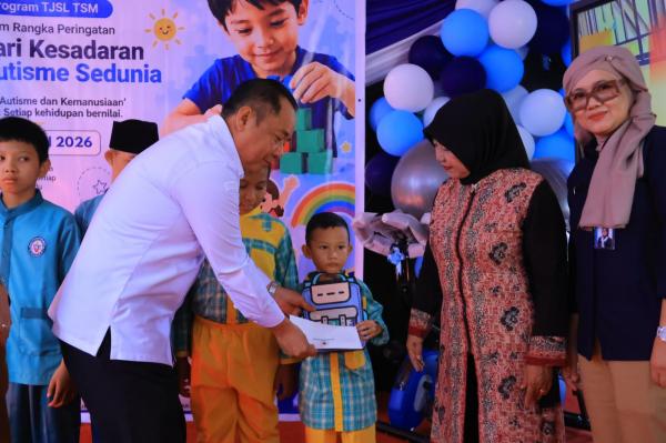 Wagub Sumsel Cik Ujang Apresiasi Kepedulian PT TSM terhadap Anak Berkebutuhan Khusus