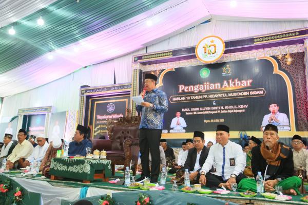 Wagub Sumsel Cik Ujang Hadiri Harlah ke-10 Ponpes Hidayatullah Mubtadiin, Ajak Warga Jaga Kerukunan