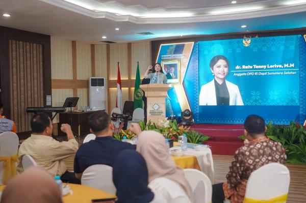 dr Ratu Tenny Leriva Tekankan Nilai Bhinneka Tunggal Ika kepada Generasi Muda Sosial Budaya Palembang