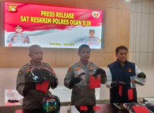 Komplotan Curanmor Lintas Daerah Diringkus Polres Ogan Ilir, Dua Pelaku Ditembak Saat Melawan
