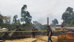 Usut Kasus Penyulingan Minyak Ilegal Terbakar, Polres Muba Tetapkan MA sebagai Tersangka